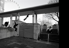 Parkour at the South Bank